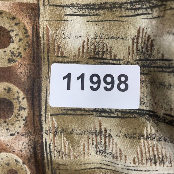 Tori Richard Shirt Mens Extra Large Brown Hawaiian Button Up Beach Adult - Picture 9 of 9